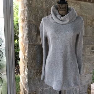 Merona Light Gray Cowl Neck Long Sleeve Sweater